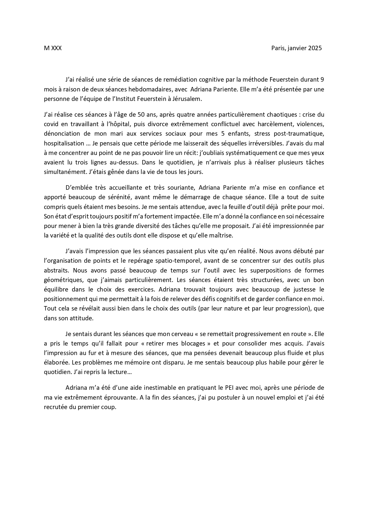 Recommandation professionnelle